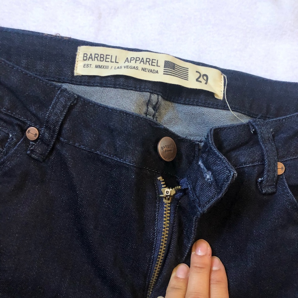 Barbell apparel dark wash size 29 skinny jeans